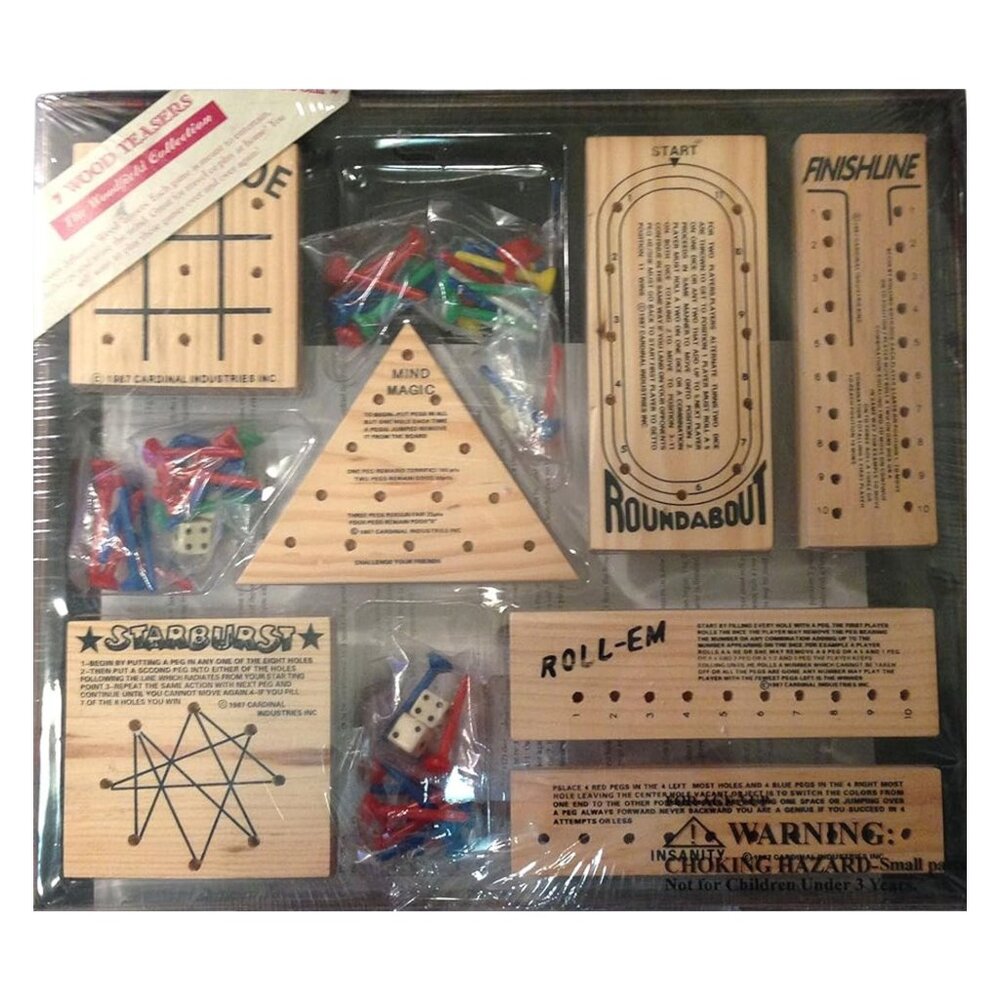Wood Teasers Games Rollout Insanity Mind Magic Etc 7 Games Cardinal Industries